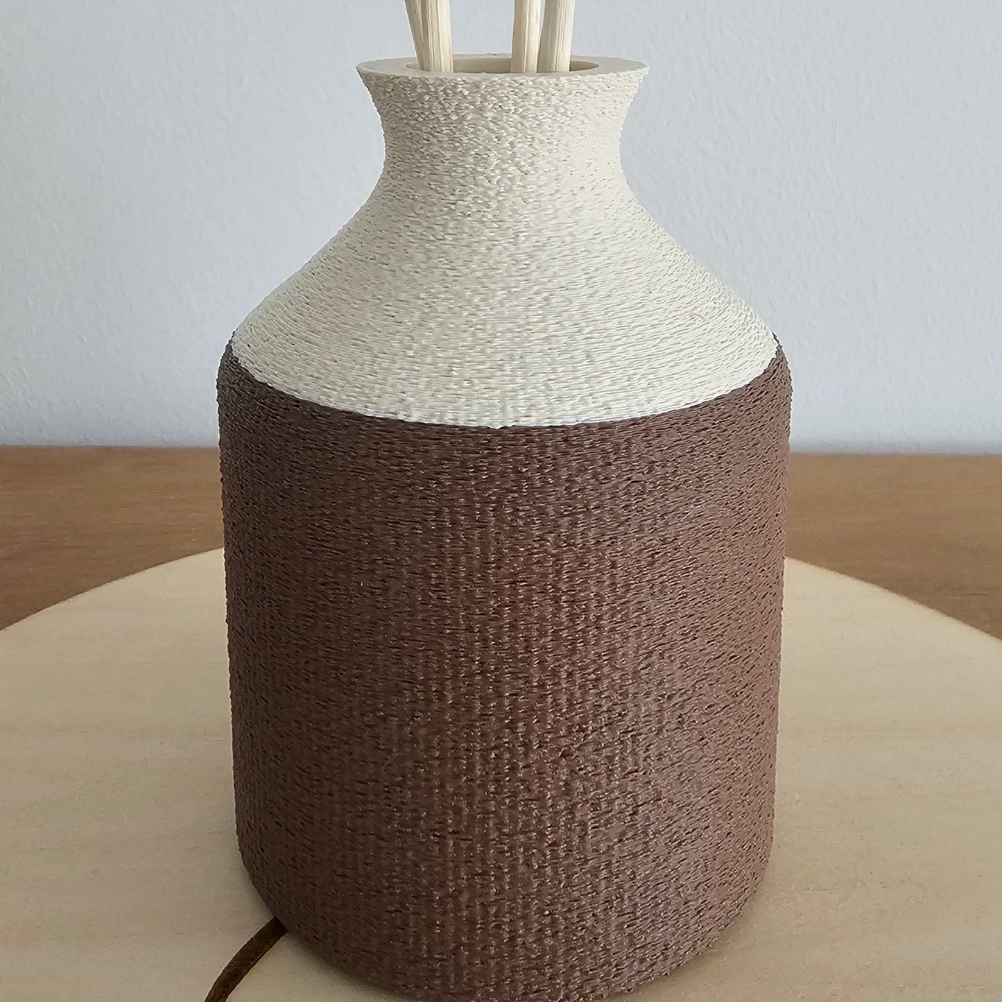 Diffuseur de parfum Meyer – Design bicolore artisanal, imprimé en 3D en Belgique