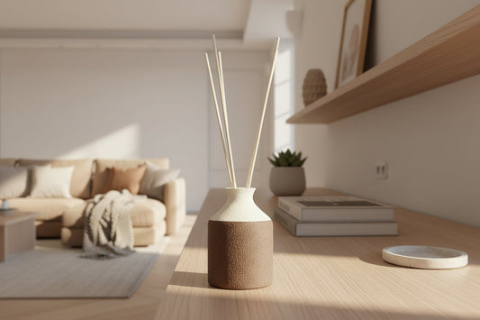 Diffuseur de parfum Meyer – Design bicolore artisanal, imprimé en 3D en Belgique